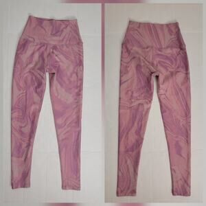 BEYOND YOGA Legging Sz S High Rise Soft Mark purple Swirl Women's Athleisure